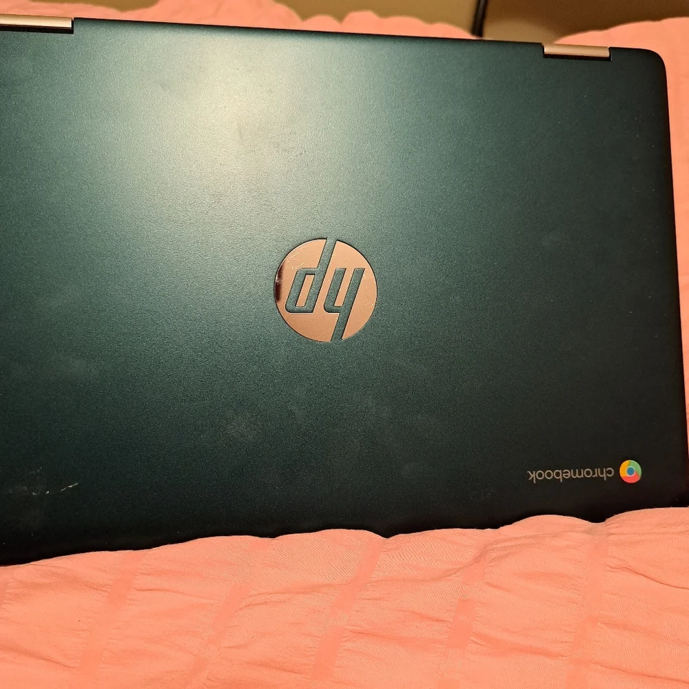 Blue hp laptop